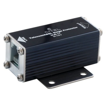 Citel Surface Mount Telecom Protector, Rj11 In/Out MJ6-1T